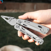 Daicamping DL5 Survival Hunting Army Swiss UTILITY KNIFE EDC Folding Blade Multitools Scissors Multi Tool /Clip Tactical Knife