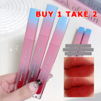 【BUY 1 TAKE 2】LAMEILA Matte Lipstick Liquid Lip Tint High Pigment Moisturizing, Silky Matte Ice Silk