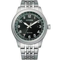 CITIZEN 星辰錶 GENT’S 經典錢幣紋錶框復古男錶(BM7480-81E)-42mm-黑面鋼帶【刷卡回饋 分期0利率】