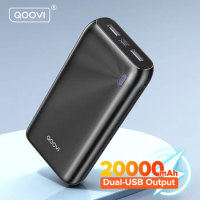 QOOVI 20000mAh Power Bank Fast Charging Portable Charger External Large Battery PowerBank For Samsung S23 S22 Xiaomi iPhone 14