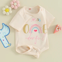 Baby Girl 1st Birthday Outfit Miss Onederful Sweet One Romper Brother Sister Matching Shirts Cake Smash Clothes Birthday Gift
