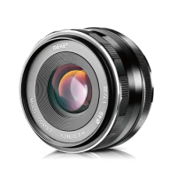 Meike 35mm F1.7 Large Aperture Fixed Manual Camera Lens for Sony E-Mount A5000 A5100 A6400 A6500 A6300 A6000 A6100 NEX3 NEX5 A7