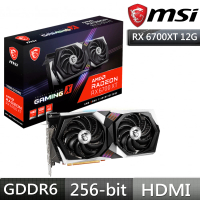 【MSI 微星】微星 RX6700 XT GAMING X 12G(超值大禮包)