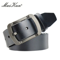 Second Layer Cowskin Leather Belts for Men Luxury Brand Strap Male Vintage Jeans Belts Pin Buckle De