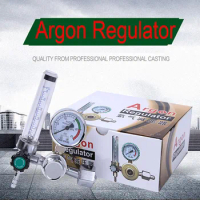 Safe Argon Regulator 0-25Mpa Argon Regulator CO2 Mig Tig Flow-Meter Gas-Regulators Flowmeter Welding Weld Gauge Pressure Reducer