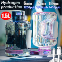 1.5L Hydrogen Water Bottle Hydrogen Portable Sports Water Bottle Rich Molecular Hydrogen Water Hydrogen Generator Water Bottles