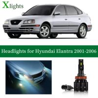 Xlights For Hyundai Elantra 2001 2002 2003 2004 2005 2006 Led Headlight Bulb Low High Beam Lamp Headlamp Auto Light Accessories