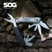 SOG 13 in 1 BATON Q3 Tactical pen Multitool Folding Pliers Mini Knife EDC Pocket Small Outdoor Survi