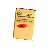 Ciszean 1x 3030mAh BP-4L Gold Replacement Battery For Nokia E61i E90 6650/F/T E63 E71/X E72 E73 N97 E95 6790 E52 E55 6760/s N97i