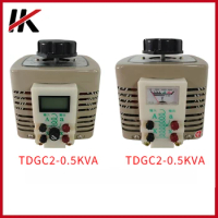 TDGC2-0.5KVA voltage converter 1000W digital display single-phase 220V manual digital display adjustable AC voltage regulator