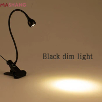 Long Arm Table Lamp Led Flexible Desk Light Eye Protection USB Clip Holder Reading Book Lights for Bedroom Study Office Lamps