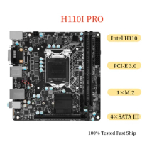 For MSI H110I PRO Motherboard 32GB LGA 1151 DDR4 Mini-ITX Mainboard 100% Tested Fast Ship