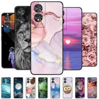 For TCL 40 NxtPaper 4G Case Cover For TCL 40 NxtPaper Silicone Soft Marble Black Bumper Coque for TCL 40 NxtPaper 4G Protective