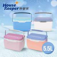妙管家 ICEMASTER手提式保冰桶5.5L 附保冷冰磚(戶外露營野餐保冷箱 釣魚冰箱 烤肉冰桶 保冷行動冰箱)