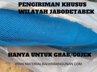 polynet biru 1.3 x 100 M terpal bolong net plastik waring pengaman