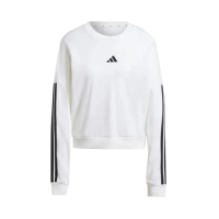 【adidas 愛迪達】圓領長袖T恤 運動 休閒 W 3S FT SWT 女 - JD5285