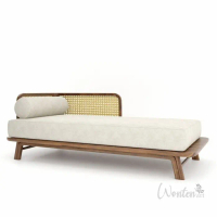 Sofa Bed Rotan Kayu Jati Lucia - Wonten Art Chaise