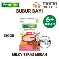 PROMINA Bubur Bayi 6+ 120gr / Bubur Instan MPASI Bayi Anak Kids Bubur Promina BANDUNG Milky Beras Me