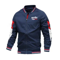 New men's jacket Apulian racing RSV4 print Hip Hop Motorcycle jacket for men racing clothing High-end comfortable men's jacket
