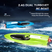 2.4g Rc Boat Vortex Jet Summer Water Toy Electric Sports Boat Rc High-Speed Boat Remote-Controlled Trend Toy Children Gift