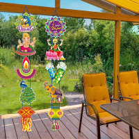 Đồ Trang Trí Trang Trí, 1 Cặp, Cho Lễ Hội Diwali, Treo Cửa, Lễ Hội Ấn Độ, Đồ Trang Trí Tiệc Diwali, 