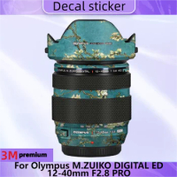For Olympus M.ZUIKO DIGITAL ED 12-40mm F2.8 PRO Lens Sticker Protective Skin Decal Film Anti-Scratch Protector Coat 12-40F2.8PRO