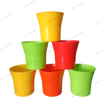 Gelas AR Plastik Warna Warni Anti Pecah