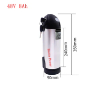 Customized E-bike Akku 48V 8Ah 18650 Rechargeable Lithium Battery for E-bike bicycle scooter+54.6V 2A Charger