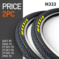 2pcs M333 26 Bicycle Tire 26*2.1 27.5*1.75 27.5*1.95 60TPI MTB Mountain Bike Tire 26*1.95 27.5*2.1 29*2.1 Pace Steel Wire Tyre