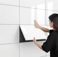 鋁塑板牆貼自粘防水防潮pvc牆面裝飾廚房衛生間仿大理石瓷磚貼紙