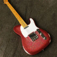 good quality heavy relic vintage style hand made silk screen electric guitar electricas electro electrique guitare guiter guitar