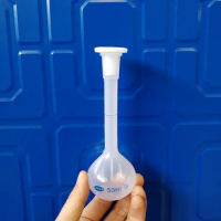 Plastic Volumetric flask with stopper 10ml/25ml/50ml/100ml/250ml/500ml/1000ml,White Volumetric flask,Measuring bottle