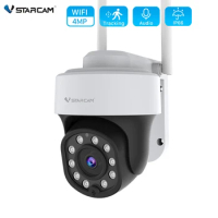 Vstarcam 4MP Ultra HD PTZ WiFi IP Camera AI Humanoid Tracking Security Camera Outdoor Waterproof P2P Video Surveillance