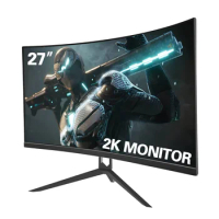 27 IN Curved Gaming Monitor, QHD(2560x1440P)2K 165HZ 240hz 99%sRGB Professional Color Gamut Computer Monitor