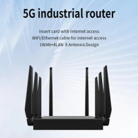 5G CPE WIFI6 Router 4*LAN 1*WAN Ports WIFI Router with SIM Card Solt Dual Band 2.4G+5.8G Wireless Router Gigabit Ethernet Router