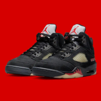 【NIKE 耐吉】休閒鞋 Air Jordan 5 Gore-Tex W Off Noir 黑紅 女鞋 男女段 DR0092-001