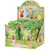 Original Sylvanian Families Blind  Baby Band Series Kawaii  Toys Myserious es Collection Ornament Do