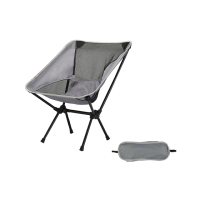 【E.C outdoor】戶外超輕量露營椅 月亮椅(攜式折疊椅 野營椅 釣魚椅 戶外椅)