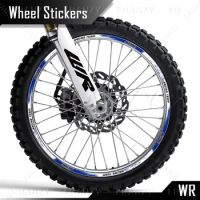 Motorcycle Wheel Sticker Reflective Rim Decal 21"/18" Hub Stripe Tape For YAMAHA WR250R WR250F WR450F WR 250R 250F 450F