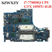 Original NM-B191 For Lenovo IdeaPad Y520-15IKBN Laptop Motherboard i7-7700HQ CPU GTX 1050Ti 4GB 5B20N00280