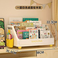 書架可移動書本收納架落地置物架兒童繪本閱讀架學生多層簡易書櫃