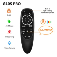 Voice Remote Control Wireless Air Fly Mouse G10 G10S Gyroscope IR Learning for Android TV Box Smart TV Box