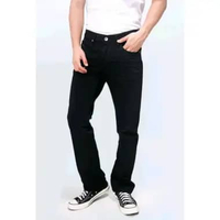 Bombboogie Celana Jeans Pria Regular G5 Series Hitam 43RG5B3BK 40