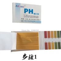 DHL500pcs 80 Strips/pcs Full PH Meter PH Controller 1-14st Indicator Litmus Paper Water Soil Kit pH test strips