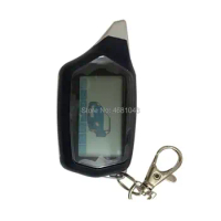 Russian Version C9 Key Fob keychain for 2-way starline C9 lcd Remote Control two way car alarm system