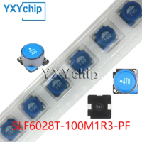 10pcs 10uh 1.3a 6*6*2.8mm Chip Magnetic Shield Type Power Wound Inductor Slf6028t-100m1r3-pf New Original