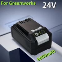 24V 8000mAH For Greenworks Lithium Ion Battery (For Greenworks Battery) The 100% brand new