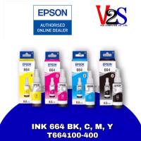 หมึกเติม Epson INK 664 Set 4 สี (BK,C,Y,M) (T664100-400) หมึกแท้100% คําแนะนําผลิตภัณฑ์ใหม่ของเดือนน