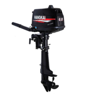 New Electric Boat Engine Outboard Trolling Motor Two Stroke 6.0 Short Axis HorsePower 4.4kw 102cc