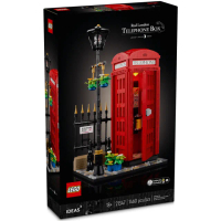 【LEGO 樂高】LT21347 IDEAS系列 - 倫敦紅色電話亭